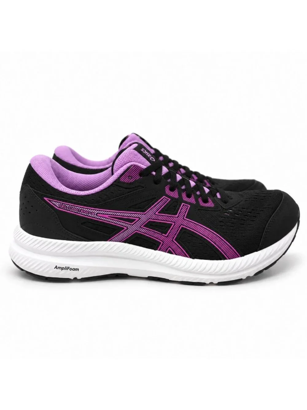 ASICS GEL Contend 8 Supportive Women's Running Shoes Size 10 Black Orchid